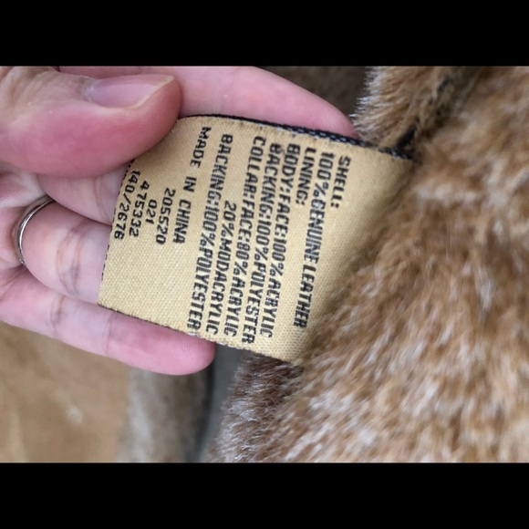 Victoria’s Secret faux fur leather coat - Picture 2 of 8